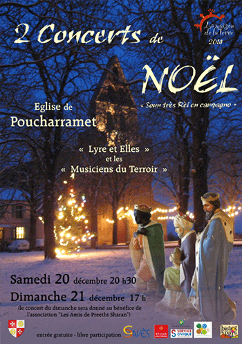 Affiche Concert de Noël 2014-12-20