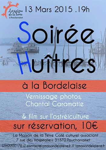 Affiche Soiree Huites - 2015-03-13