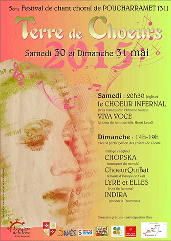 Festival de chant choral 2015 - Terre de Choeur - La Maison de la Terre Festival de chant choral 2015 - Terre de Choeur - La Maison de la Terre