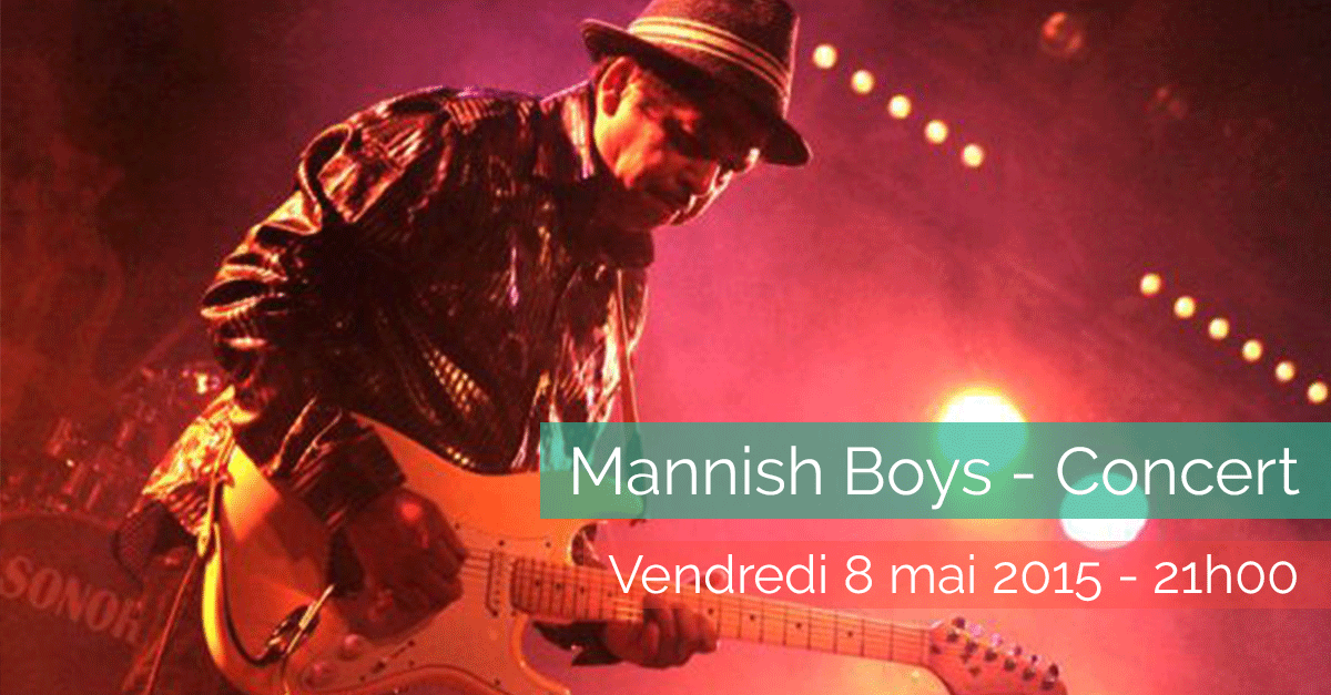 Mannish Boys – Concert – Vendredi 8 mai 2015