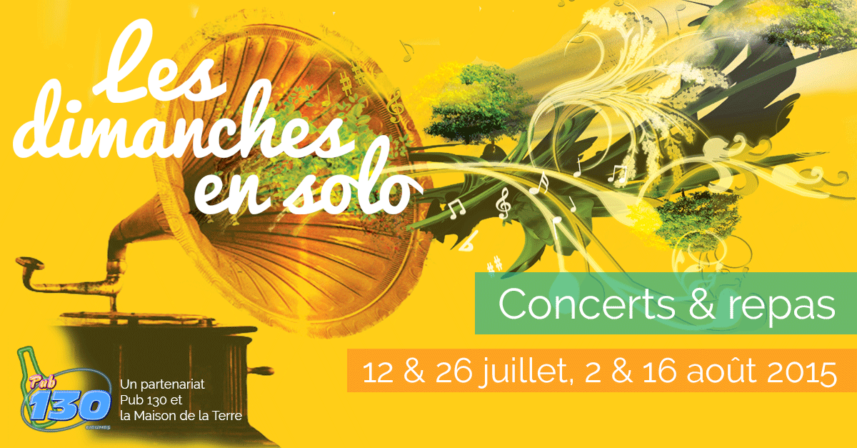 Les dimanches en solo 2015 - La Maison de la Terre Les dimanches en solo 2015 - La Maison de la Terre