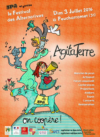 Festival AgitaTerre - 3PA - Dimanche 3 juillet 2016