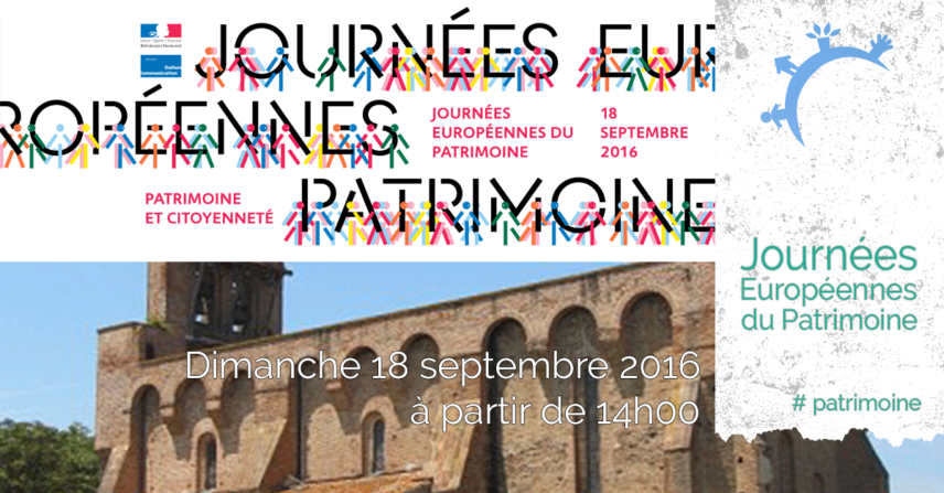 Journées Européennes du Patrimoine – Dimanche 18 septembre 2016