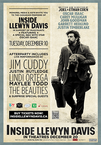 Illustration - TDB - Projection - Inside Llewyn Davis - Jeudi 2 février 2017 - Cinéma Véo de Muret