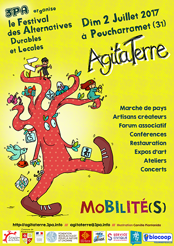 Festival Agita'Terre - 3PA - Dimanche 2 juillet 2017