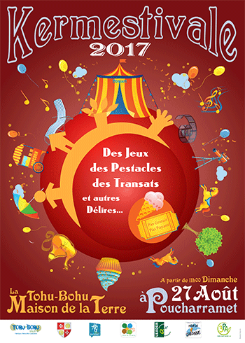 Affiche Kermestivale 2017 - La Maison de la Terre