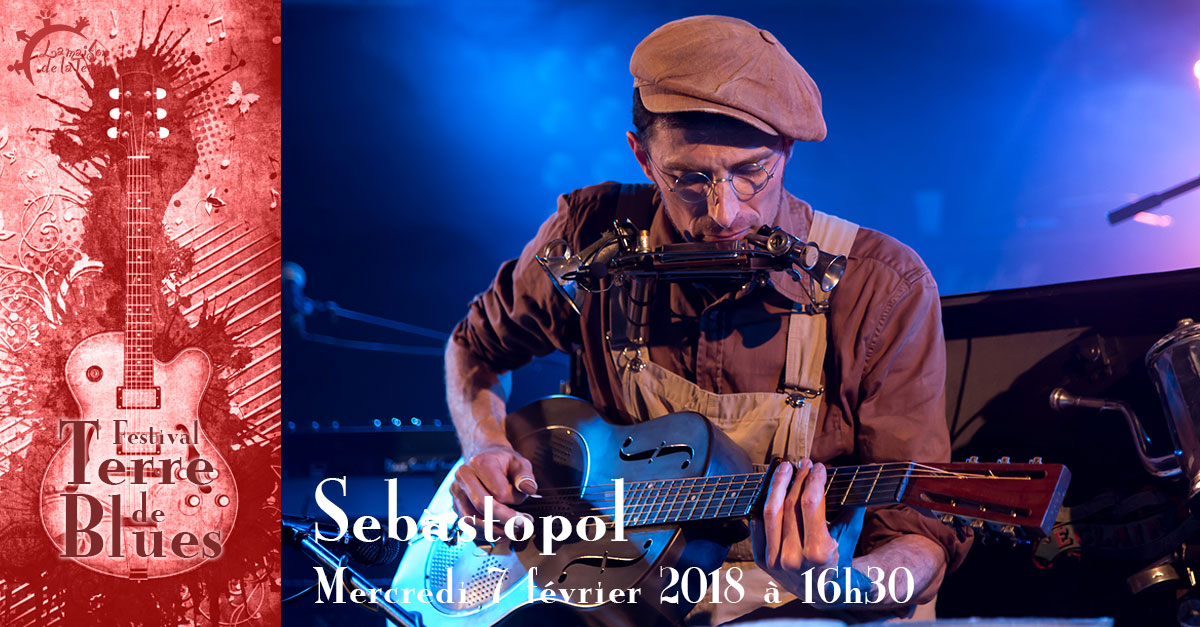 Terre de blues, spectacle jeune public, Sebastopol, mercredi 7 février 2018