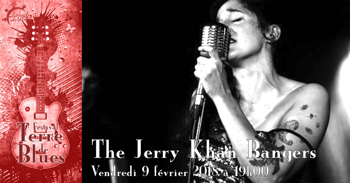 Terre de blues, concert, The jerry khan bangers, vendredi 9 février 2018