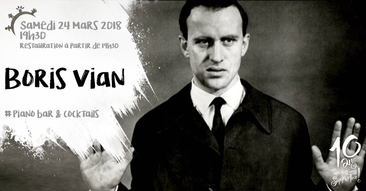 Carte blanche, Hommage à Boris Vian, samedi 24 mars 2018