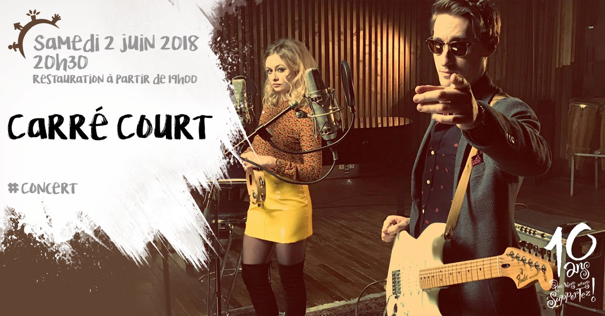 Concert, Carré Court, samedi 2 juin 2018