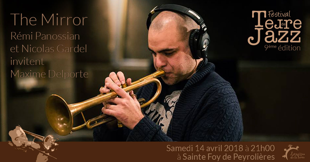 Terre de jazz, concert, Rémi Panossian et Nicolas Gardel invitent Maxime Delporte, samedi 14 avril 2018