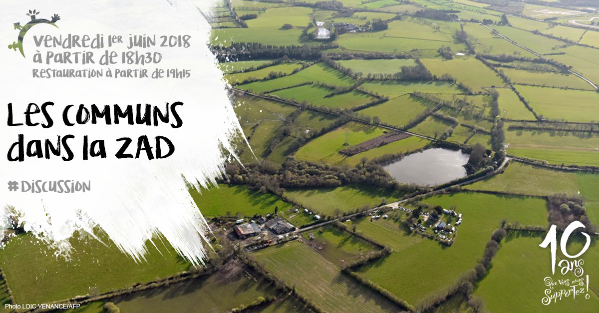Café AgitaTerre, Communs et ZAD, vendredi 1er juin 2018