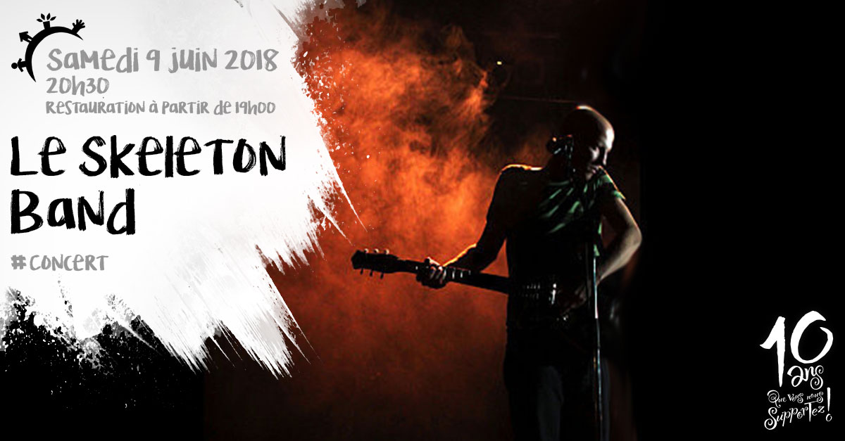 Concert, Le Skeleton Band, samedi 9 juin 2018