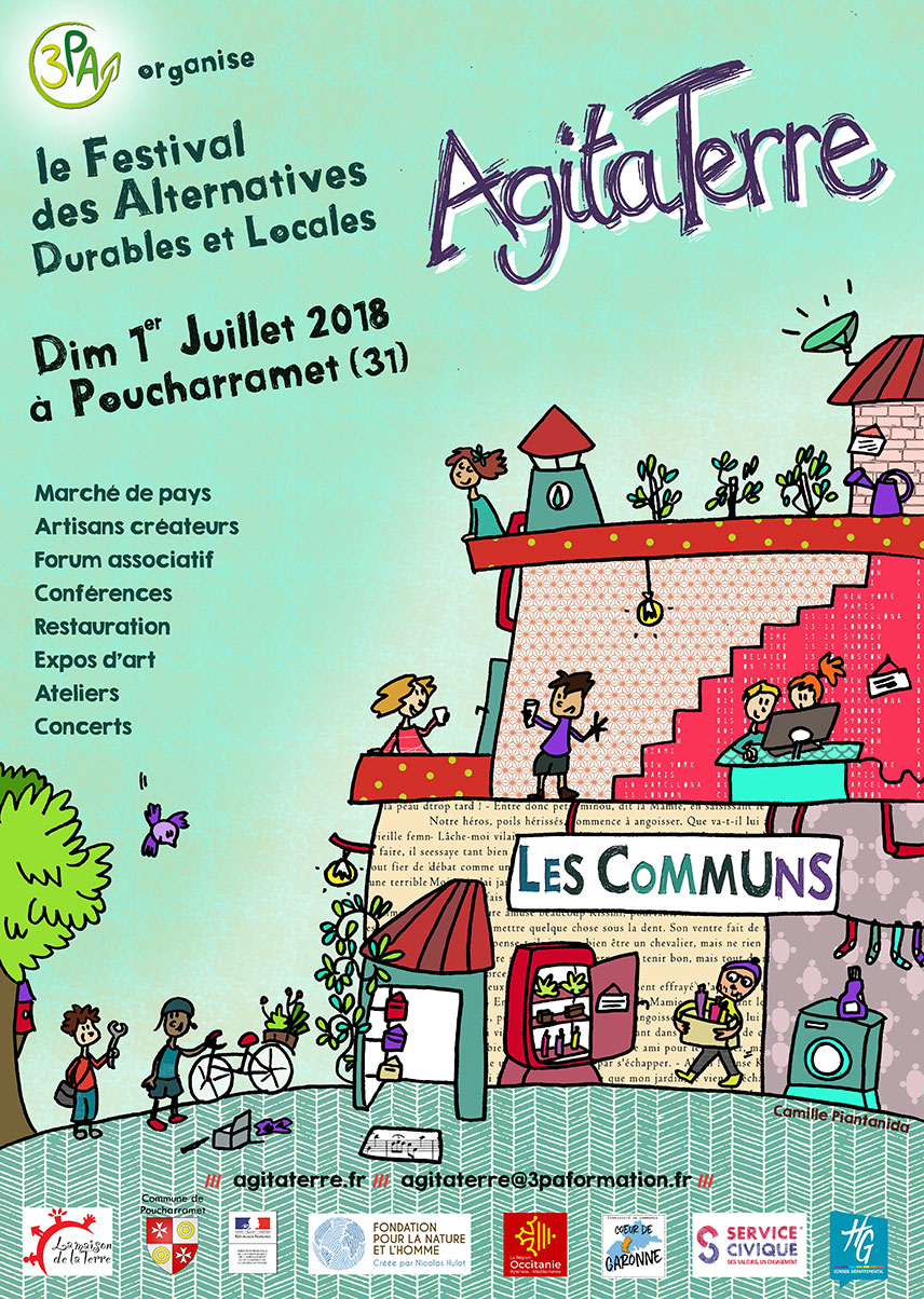 Festival AgitaTerre, Alternatives durables et locales, dimanche 1 juillet 2018