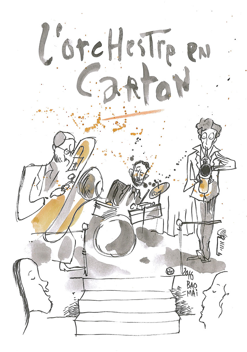 Illustration - Concert, L'orchestre en carton, samedi 23 mars 2019