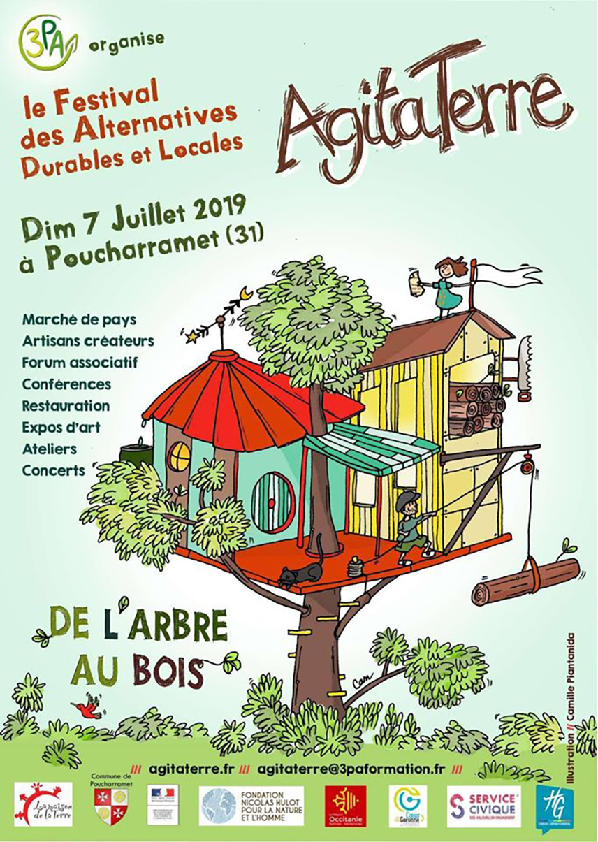 Festival AgitaTerre, Alternatives durables et locales, dimanche 7 juillet 2019