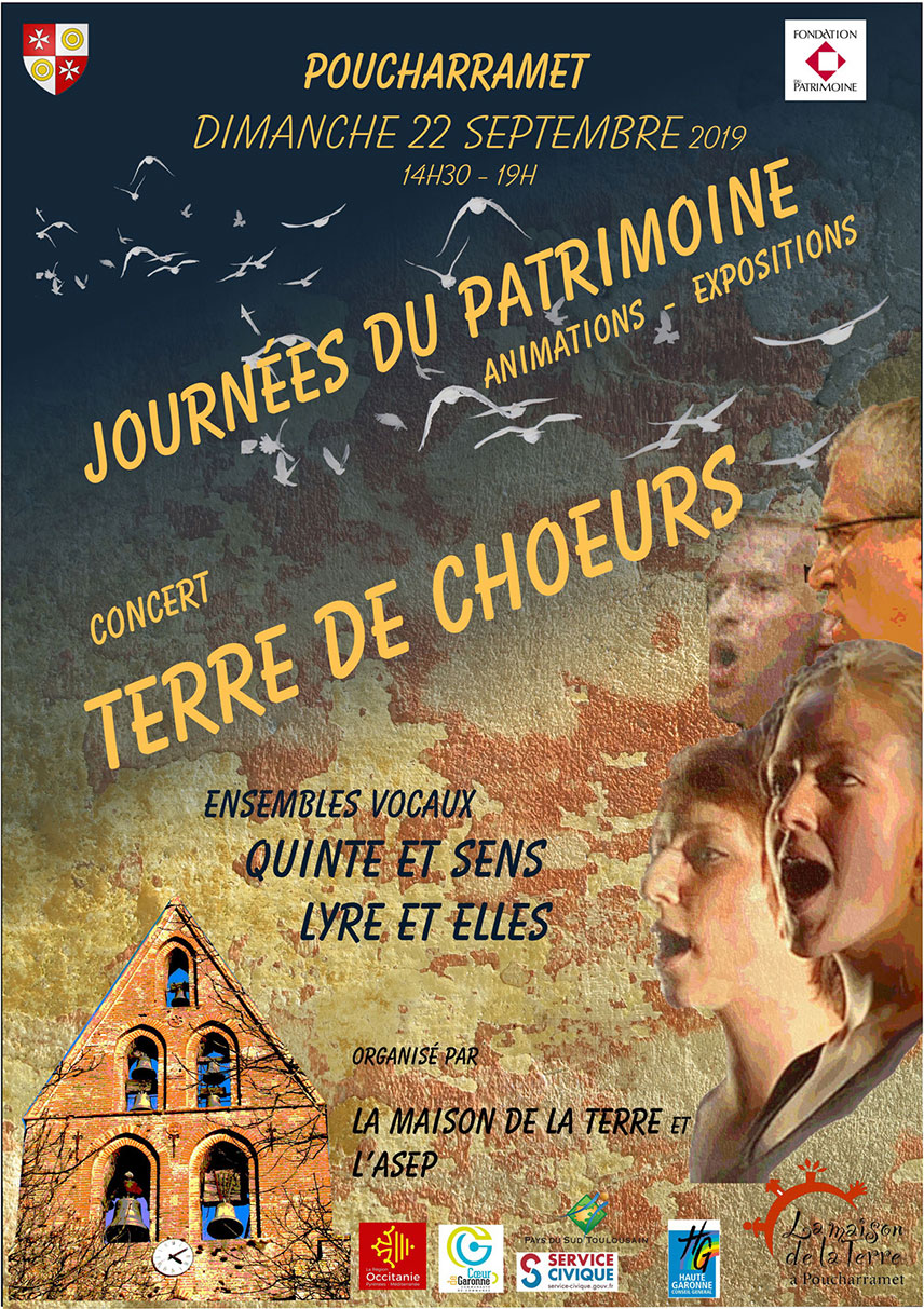 Affiche Terre de Chœurs 2019 Affiche Terre de Chœurs 2019