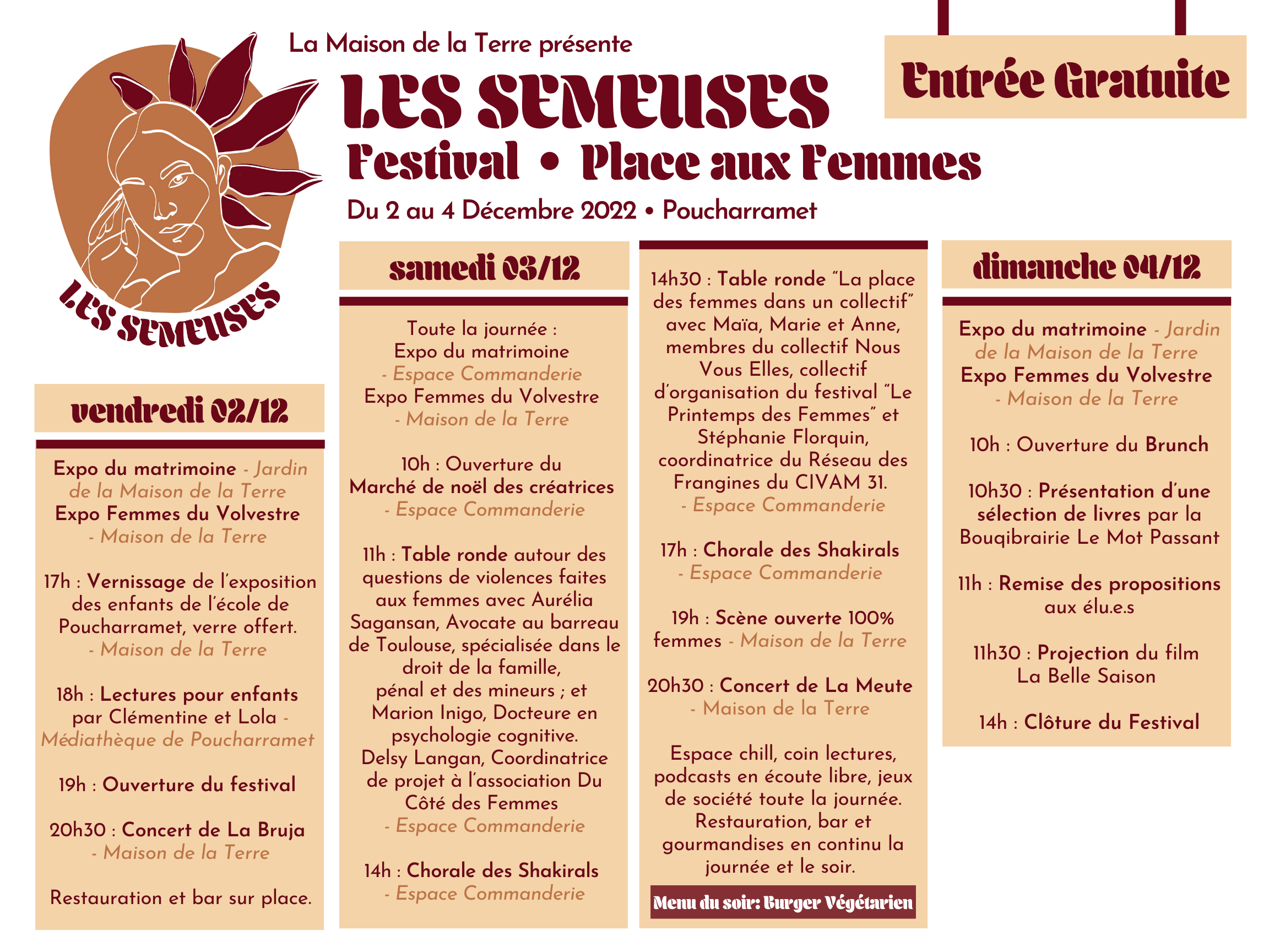 Festival Les Semeuses - La Maison de la Terre