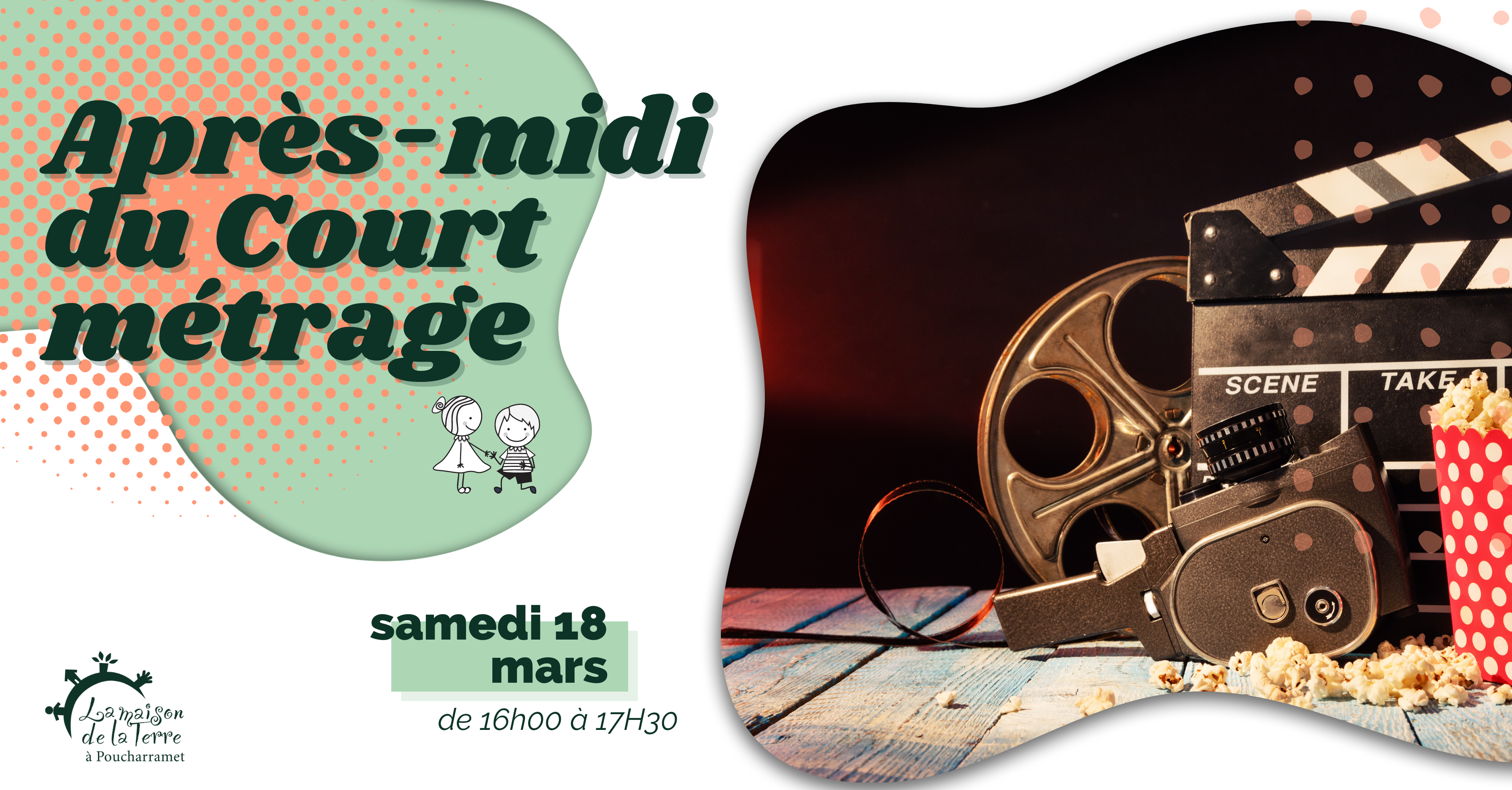 Après-midi du Court métrage Jeune Public, Samedi 18 mars de 16h00 à 18h00