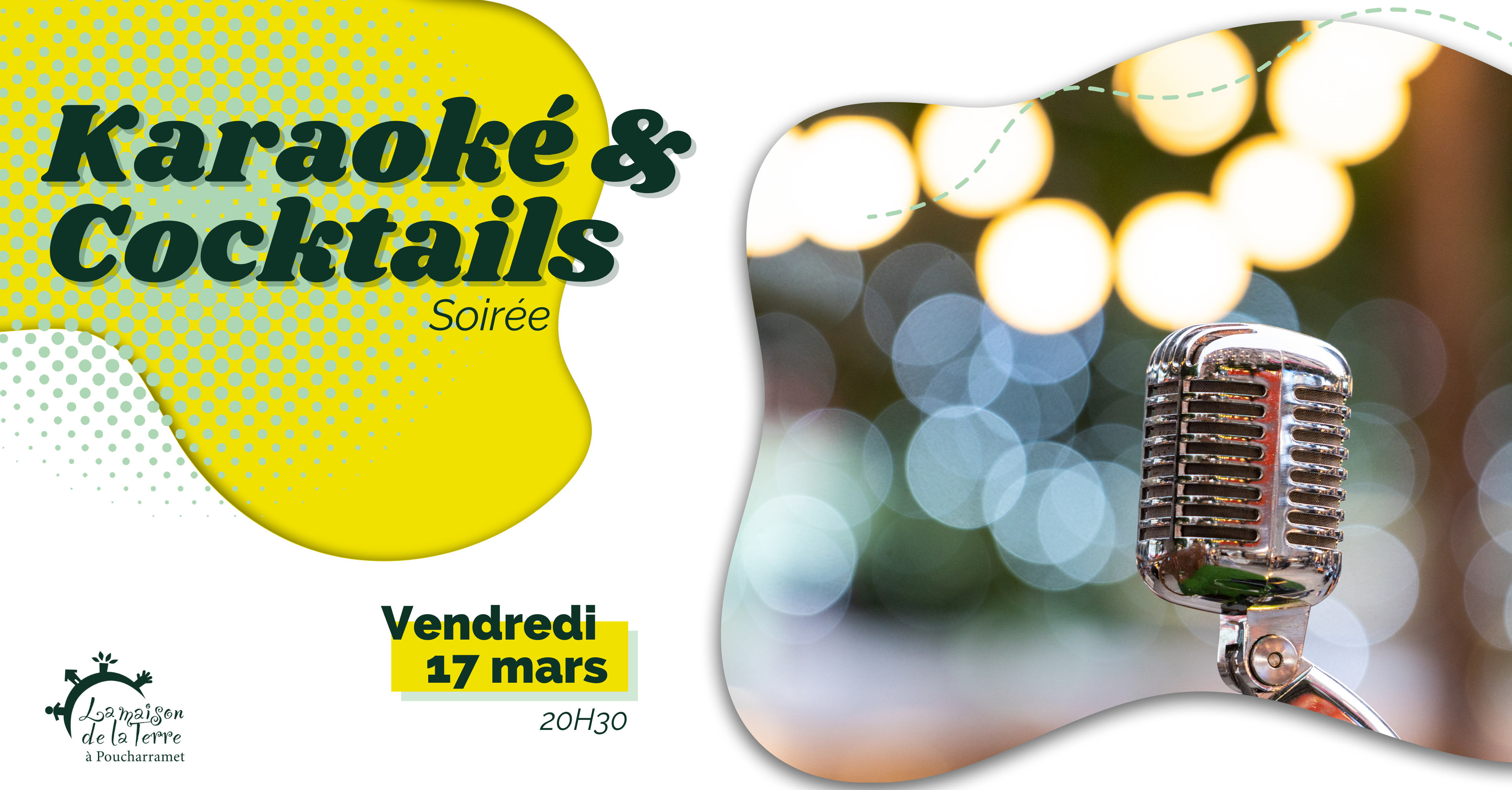 Soirée Karaoké & Cocktails, Vendredi 17 mars à 20H30