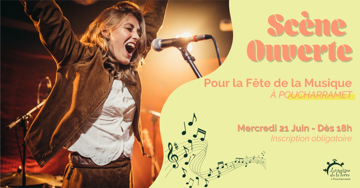 Fête de la Musique - Scène ouverte, Mercredi 21 Juin à 19H30